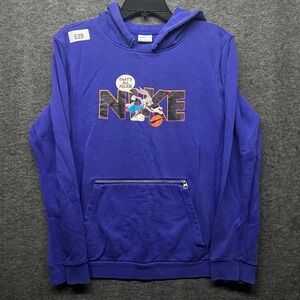 Nike‎ Space Jam Bugs Bunny That's All Folks Hoodie Purple XL Women's